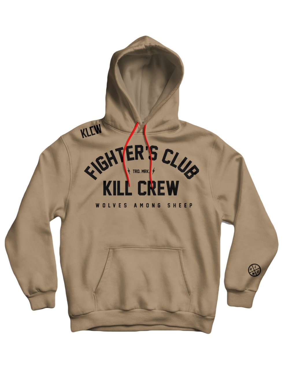 Kill Crew Fighter’s Club Hoodie Sand Size XL